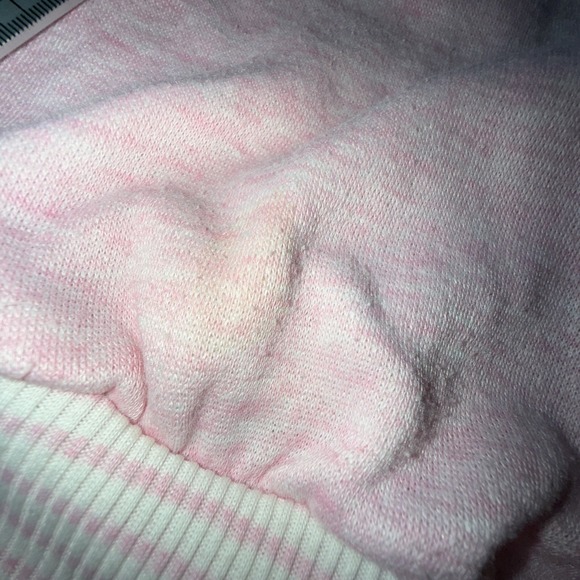 Gitano Women's Cream & Pink Pullover Sweatshirt Vintage Size Small Turtleneck - Picture 10 of 11